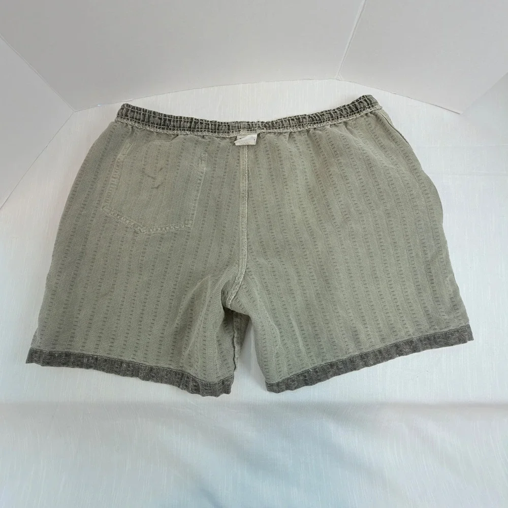 Anchor Blue Shorts Mens Large Grey Excellent Vintage 90s Cotton Gorpcore Skater
